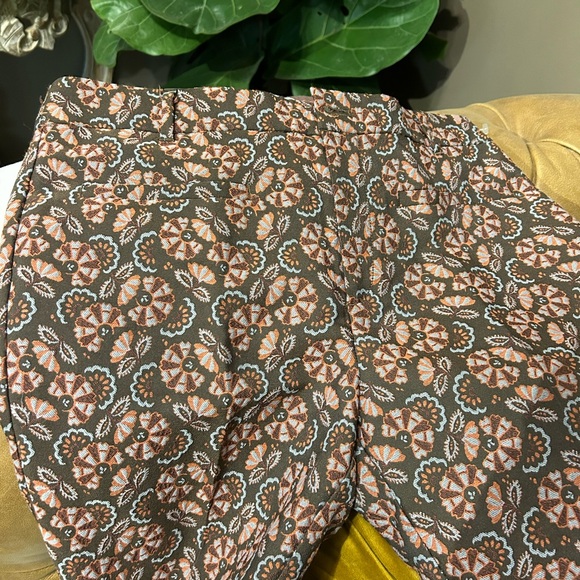 COPY - Anthropologie Brown and Cream Slim Pants - Picture 2 of 6